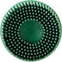 3M 07524 Scotch-Brite Roloc Bristle Disc 2 in 50 Grit Coarse Green - top view