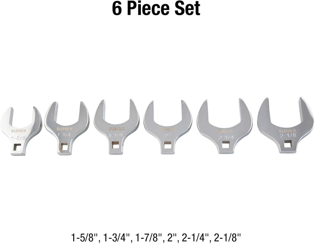 Sunex 8 Piece 1/2″ Dr. Jumbo Metric Crowfoot Wrench Set (9730A Sunex 8 Piece 1/2″ Dr. Jumbo Metric Crowfoot Wrench Set (9730A