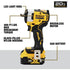 DEWALT DCF911P2 Clé à chocs sans fil 20 V MAX* 1/2 po avec kit d'enclume à anneau de porc