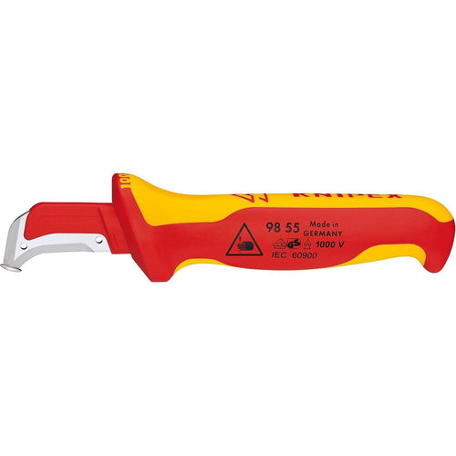 Knipex 98 55 COUTEAU DE DÉMONTAGE 7", ISOLÉ 1000V