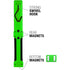 Lampe de travail rechargeable EZ Red XL5500-GR 500 Lm. Vert noir