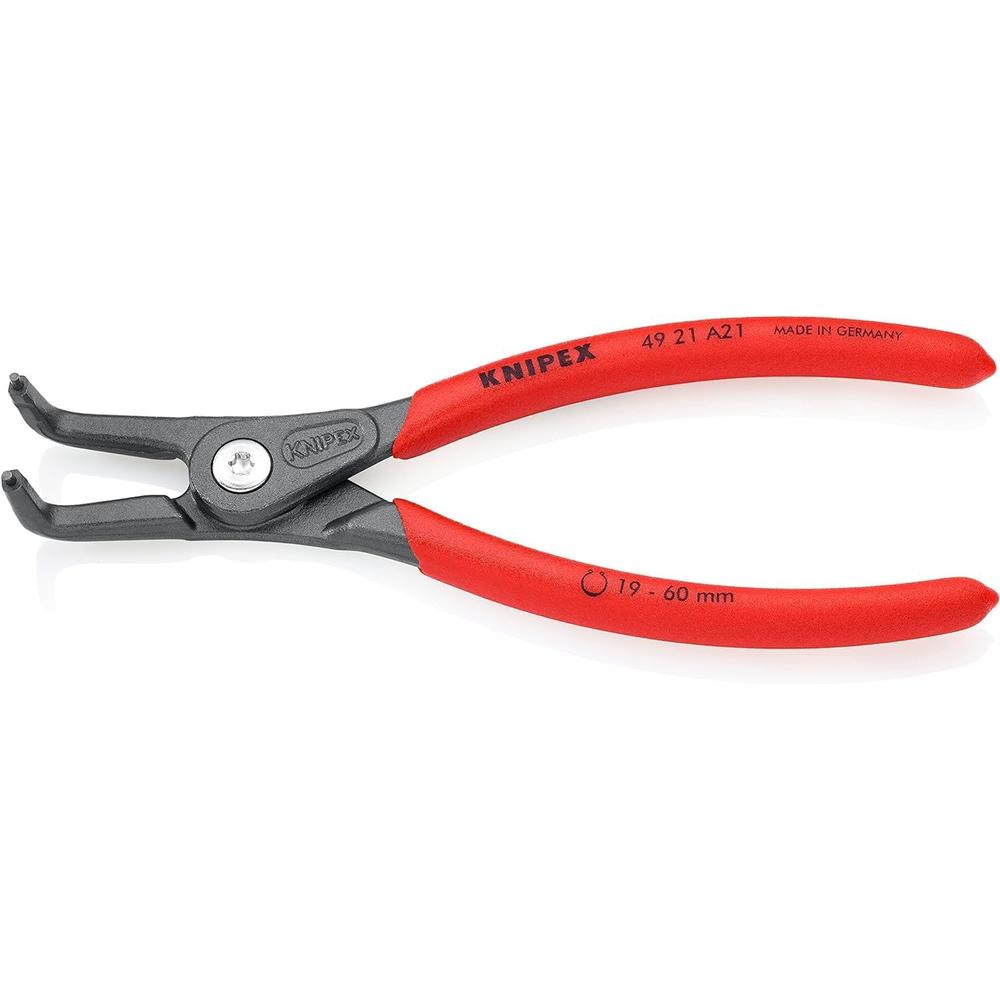 Knipex 49 21 A21 Pince à circlips de précision externe coudée à 90°, taille 2