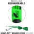 Lampe de travail rechargeable EZ Red XL5500-GR 500 Lm. Vert noir
