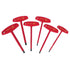 Wiha Tools 33490 6-PC INSULATED T-HANDLE HEX SAE SCREWDRIVER SET: 5/32" – 3/8", CERTIFIED TO 1000VAC