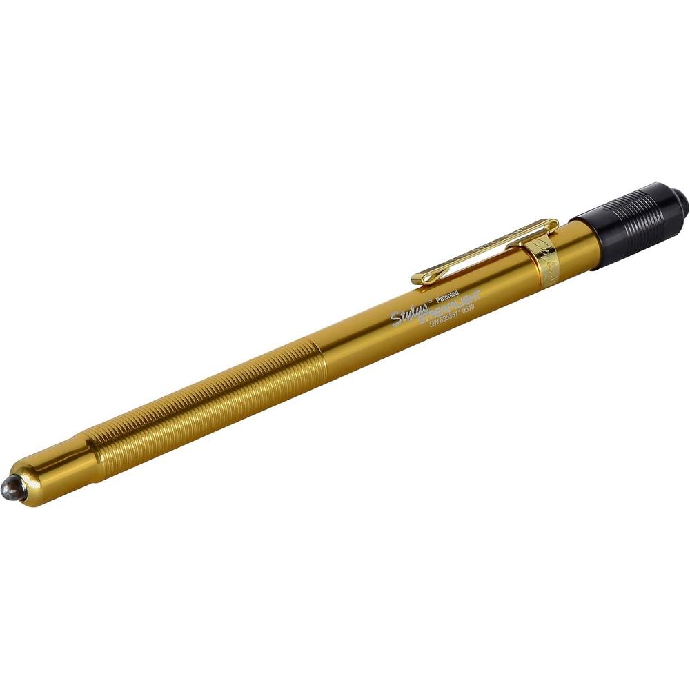 Streamlight 65024 Stylus 3-AAAA LED Pen Light. Gold with White Light 6-1/4-Inch - 11 Lumens