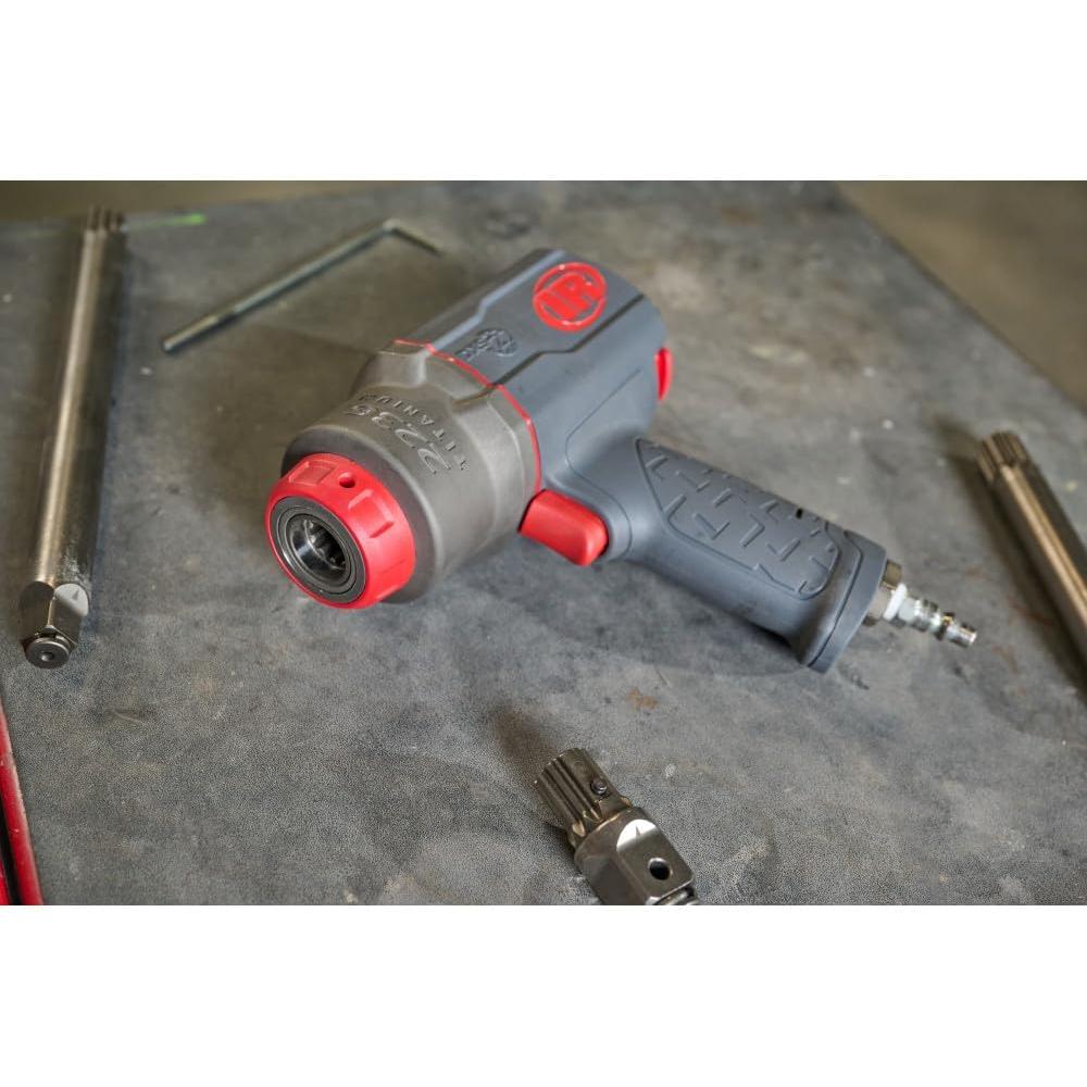 Ingersoll Rand 2236QTiMAX-2 Clé à chocs silencieuse à enclume allongée 1/2" Dr. x 2" avec système DXS Drive XChange, 1 500 pi-lb, 7 500 tr/min