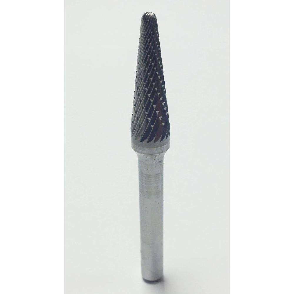 SP Air Corporation SP-4BS Carbide Burr 4 Piece Set for Ferrous Materials
