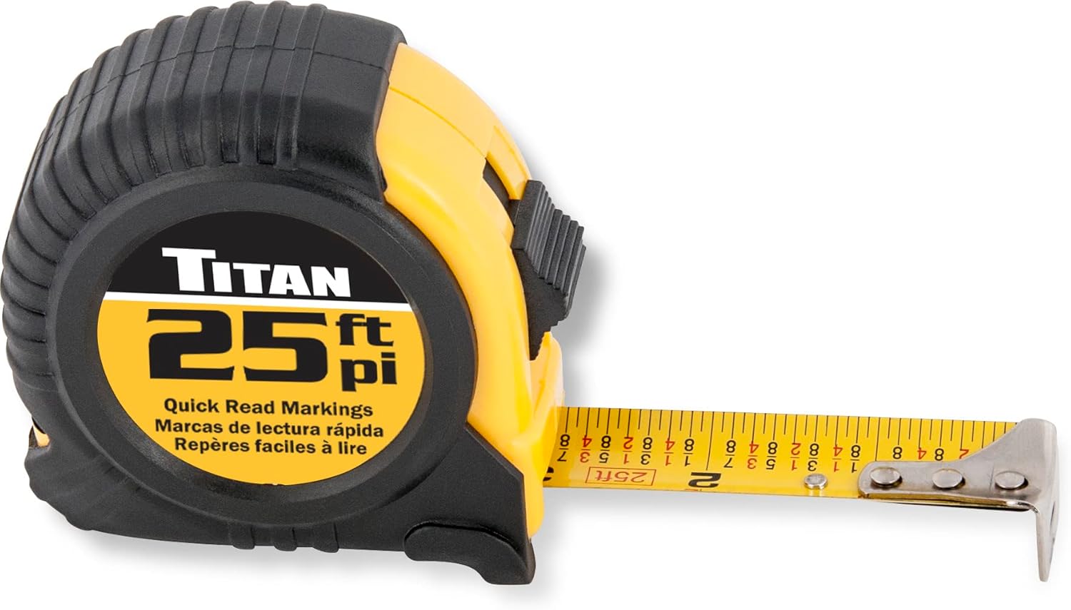 Mètre ruban à lecture rapide Titan Tools 10906 de 25 pieds