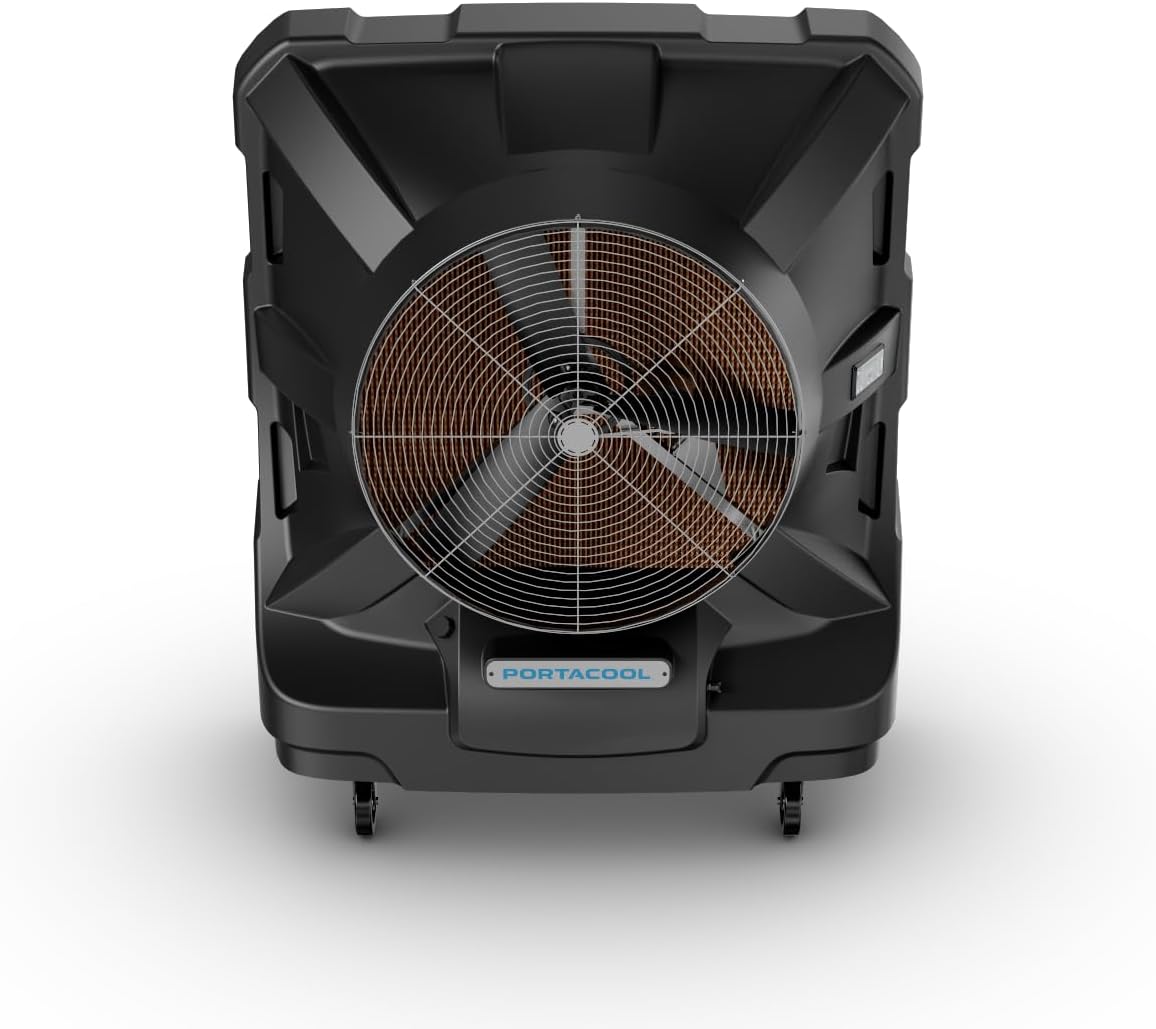 Portacool PACA65001A1 Apex 6500 Evaporative Cooler With Coolsync Technology, Cooling Up To 6500 Sq. Ft., 2200 Cfm, 66&Mldr; Gallon Water Reservoir