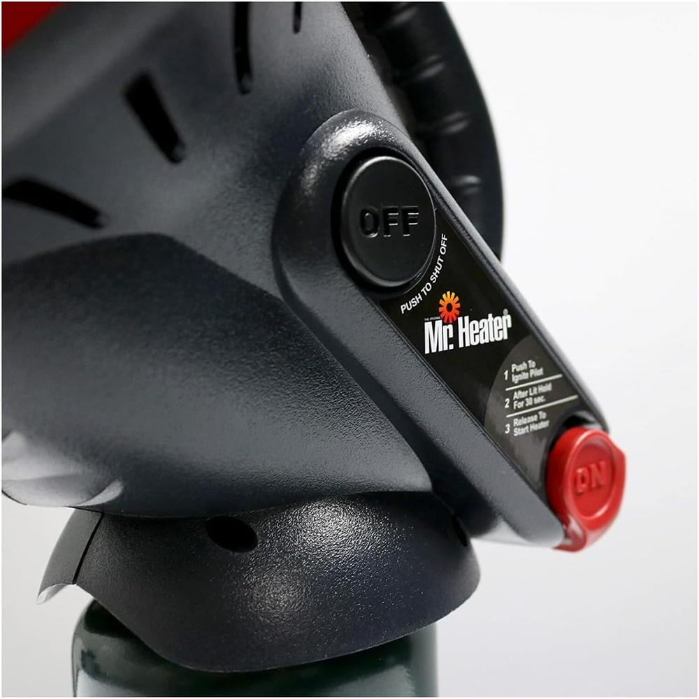 Mr. Heater F215120 LITTLE BUDDY PORTABLE PROPANE HEATER, REQUIRES A DISPOSABLE 1 LB PROPANE CYLINDER, 3,800 BTU/HR