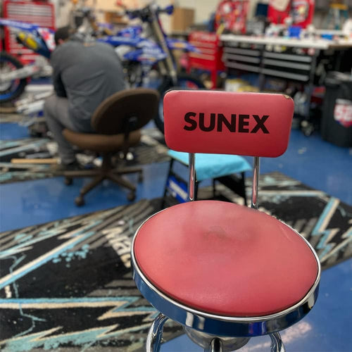 Sunex Tools 8516 Sunex Hydraulic Shop Stool (Chrome)