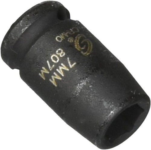 Sunex Tools 807M 1/4" Dr. 7mm Impact Socket