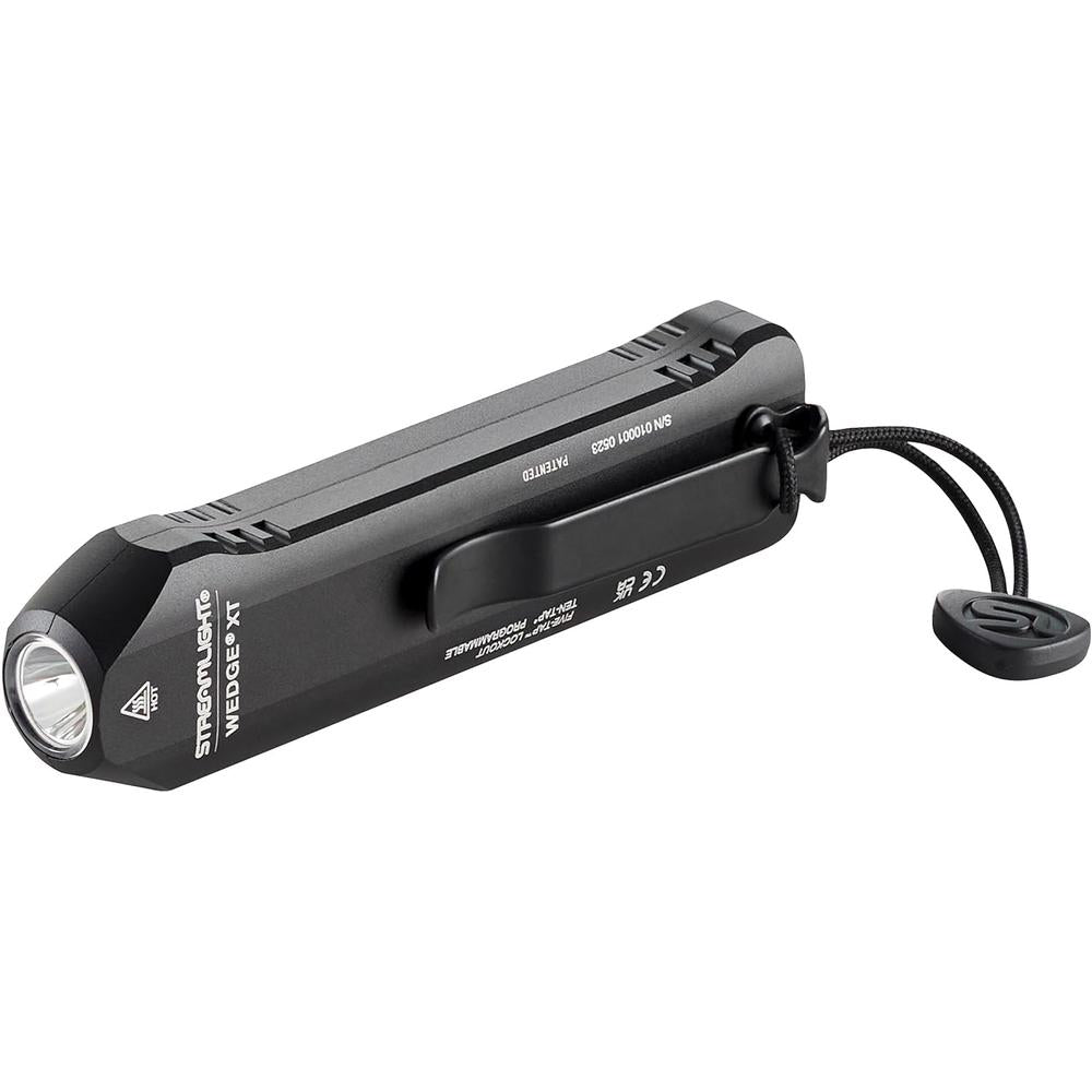 Streamlight 88812 Wedge XT Ultra-Compact USB-C Rechargeable Flashlight, 500/50 Lumens, Black
