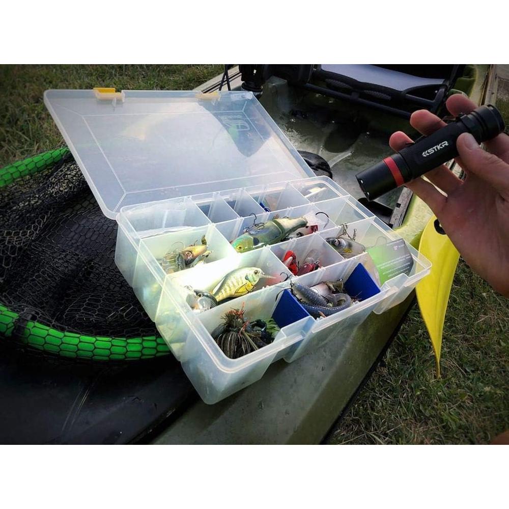 STKR 00339 B.A.M.F.F.™ 400 lm Black Tactical Dual-LED Flashlight