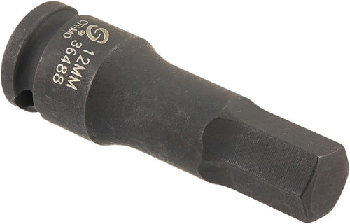 Sunex 36488 3/8-Inch Drive 12-mm Hex Impact Socket