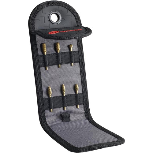 Ingersoll Rand 1814TIN 6-PC KIT DE FRAISE AU CARBURE REVÊTU DE TITANE, TIGE 1/8", TÊTE 1/4" DIAM.