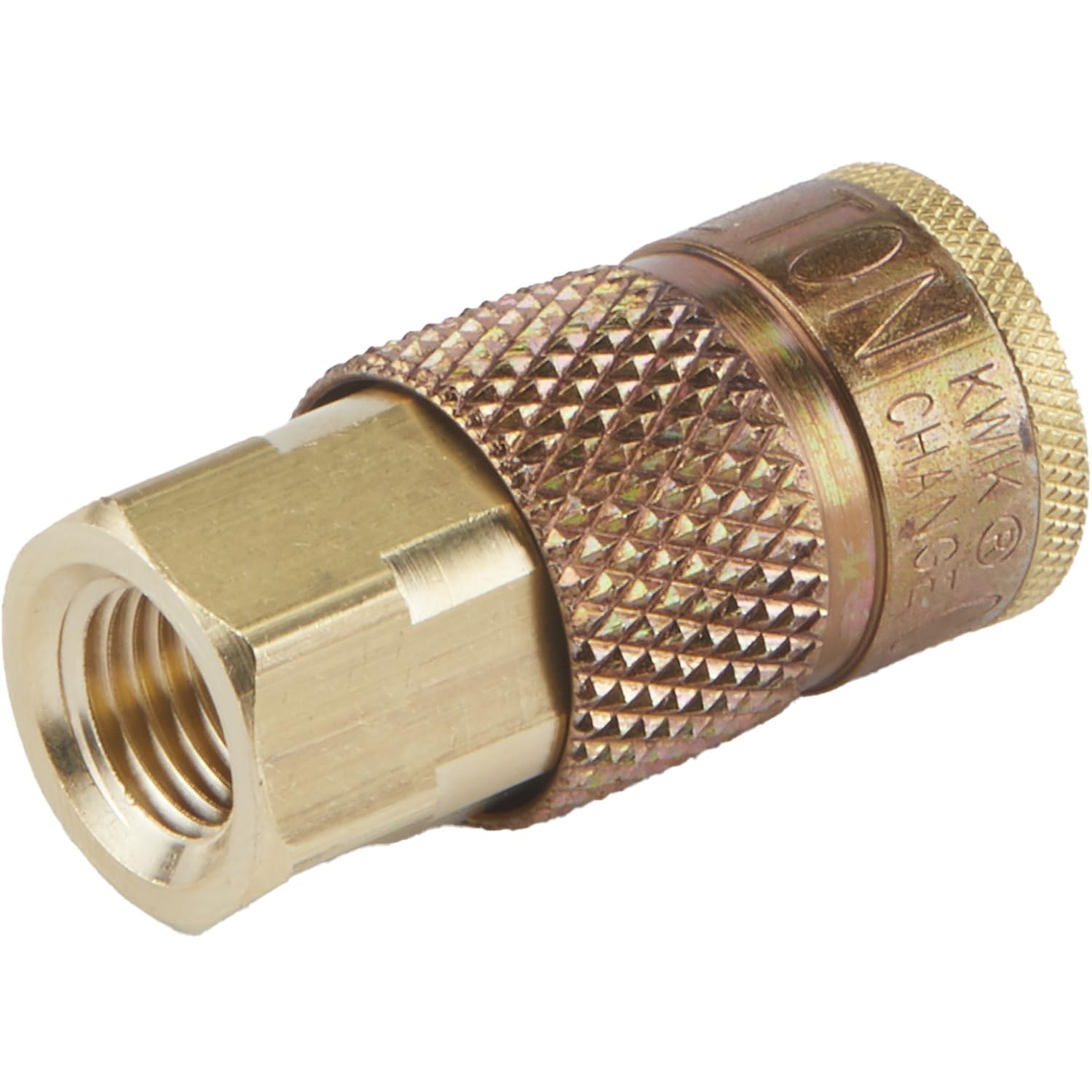 Milton S-785 1/4" FNPT Female T-Style Air Compressor Quick Connect Fitting Coupler, Single