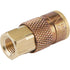 Milton S-785 1/4" FNPT Female T-Style Air Compressor Quick Connect Fitting Coupler, Single