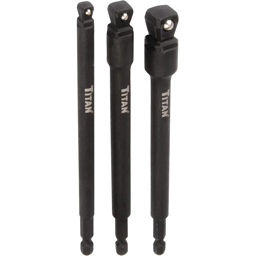 Outils Titan 49006 3 pièces. Impact Wobble Socket Adaptateur SE