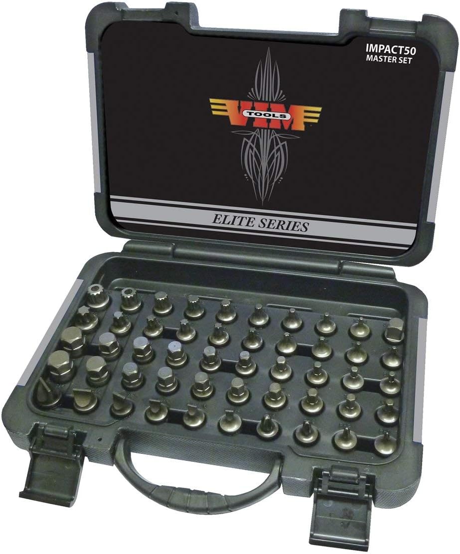 VIM Tools IMPACT50 50-Piece Impact Master Set - 3/8 in. Square Drive