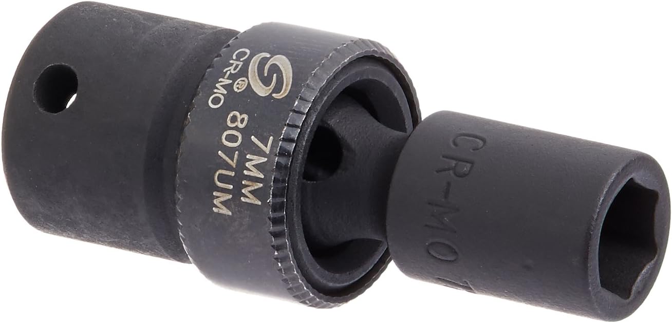 Sunex Tools 807UM 1/4" Dr. 7mm Universal Impact Socket