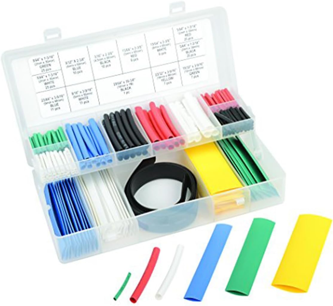 Titan 45238 Assortiment de tubes thermorétractables 171 pièces