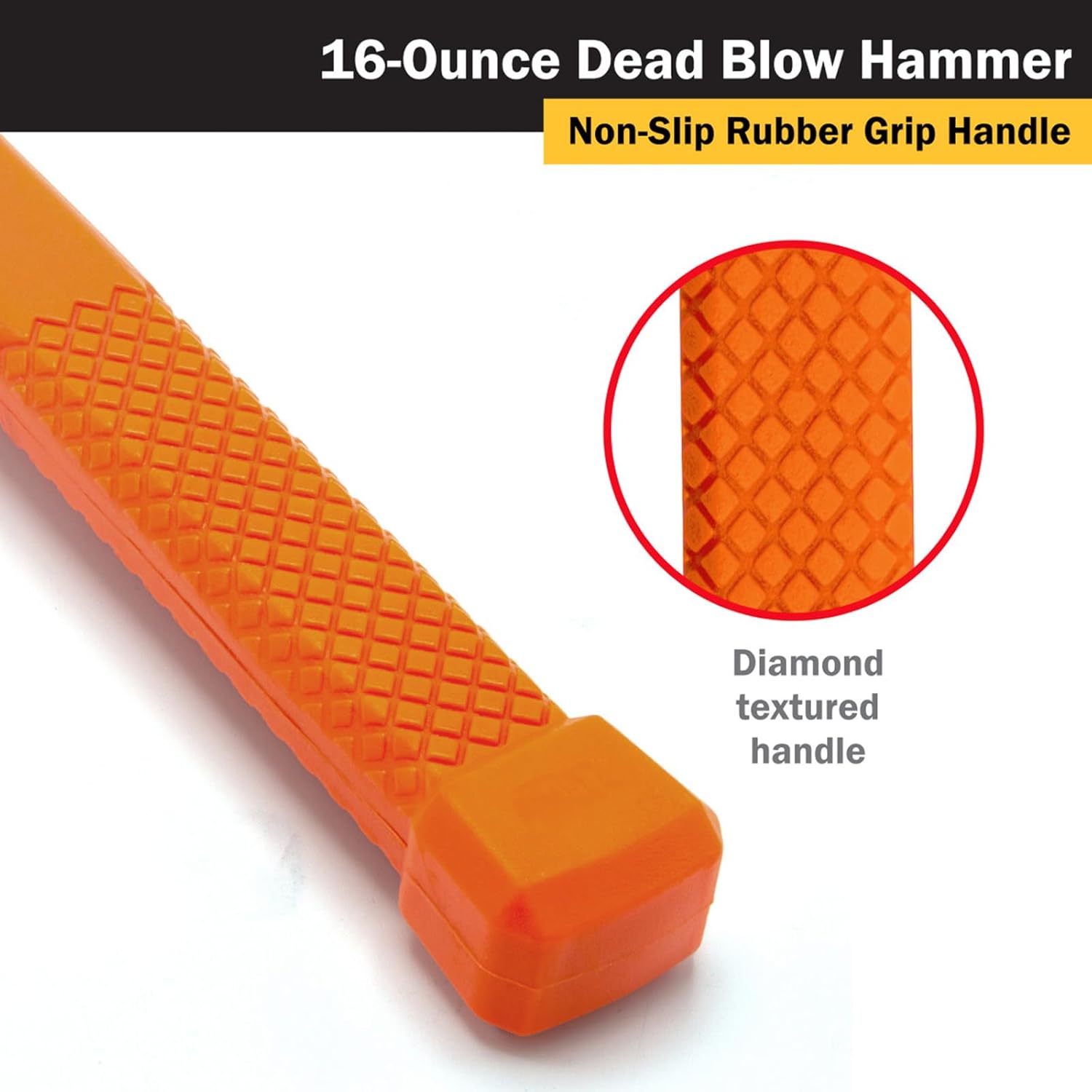 Titan Tools 63116 Shop Iron 16 oz Dead Blow Hammer