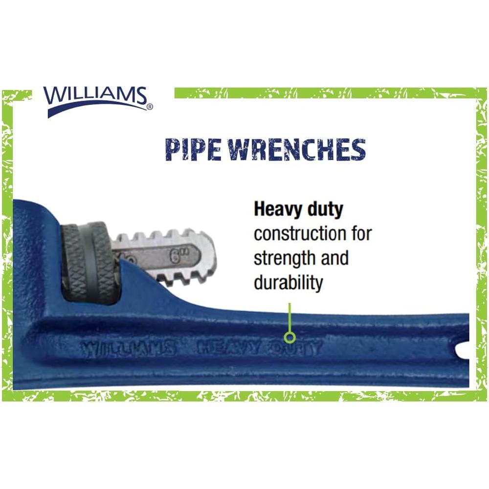 Williams JHW13500 8 HD PIPE WRENCH ALUMINUM