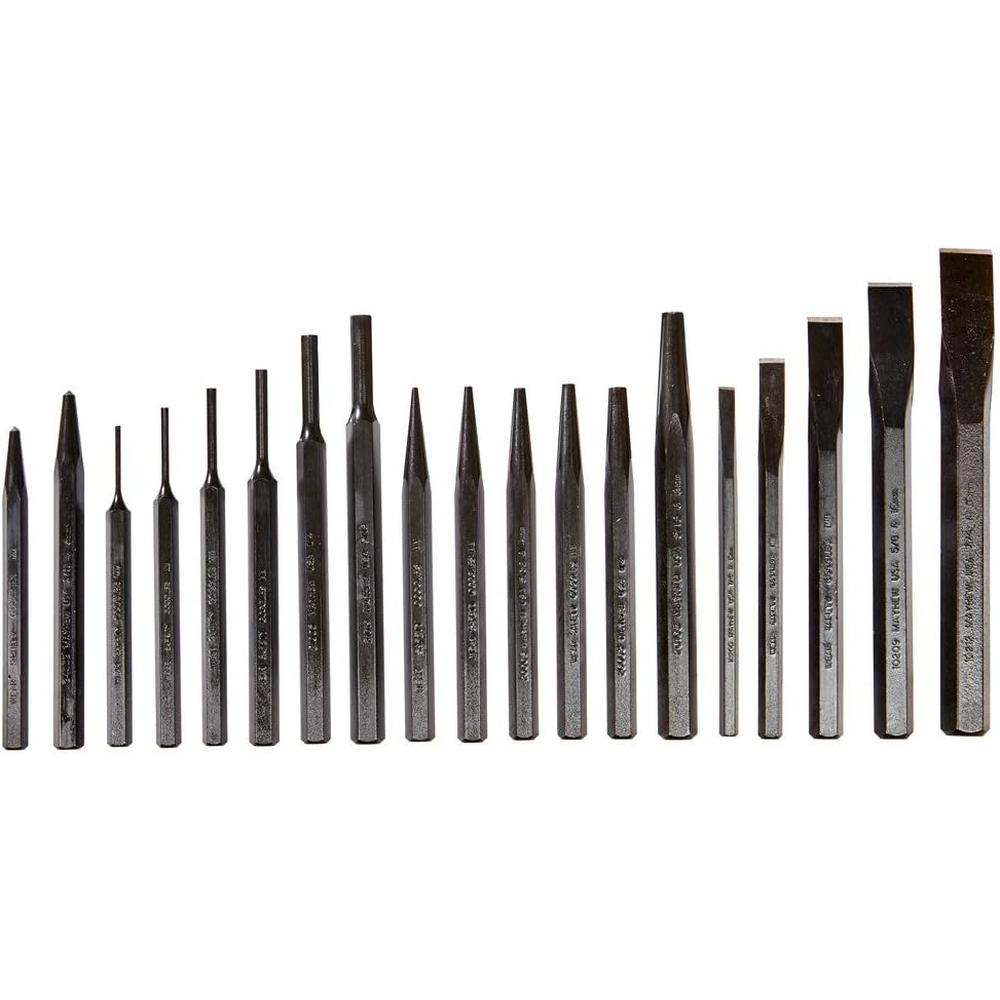 Mayhew Tools 61019 19 PC Punch And Chisel Set