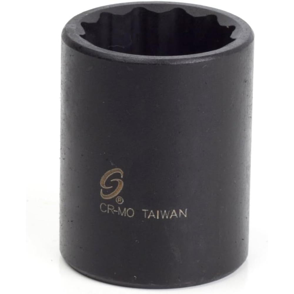 Sunex Tools 232z 1/2 in. Drive 1 in. 12-Point Impact Socket