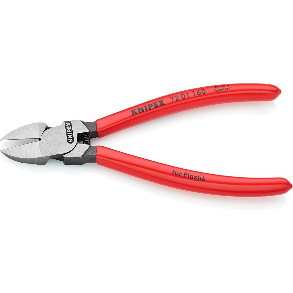 Knipex 72 01160 Diagonal Flush Cutter for Plastics (7201160)