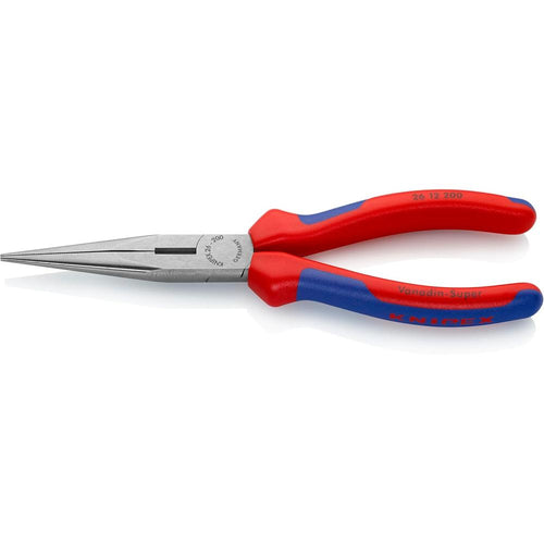 Knipex 26 12 200 Snipe Nose Side Cutting Pliers-Comfort Grip