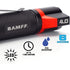 STKR 00339 B.A.M.F.F.™ 400 lm Black Tactical Dual-LED Flashlight