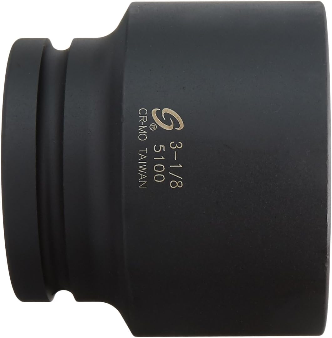Sunex Tools 5100 1" Drive Standard 6 Point Impact Socket 3-1/8"