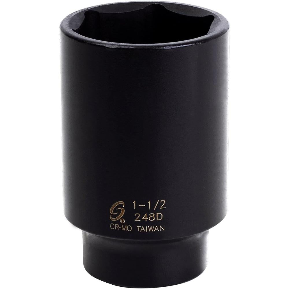 Sunex Tools 248D 1/2 in. Deep Drive 6 Point Impact Socket 1-1/2 in.