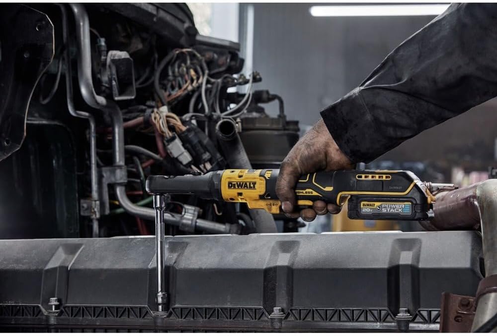 Dewalt DCF510B 20V MAX XR 3/8" &amp; 1/2" DR. CLIQUET À TÊTE SCELLÉE SANS BROSSE À ENCLUME INTERCHANGEABLE (OUTIL NU), 75 PI-LB, 300 TR/MIN