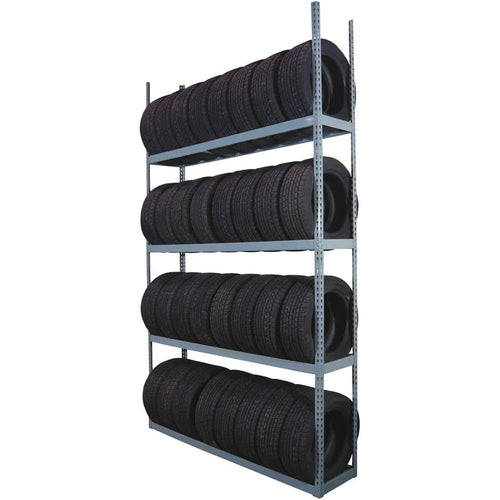 Martins Industries MTSR-4 4-TIER TIRE SHELVING RACK FOR PASSENGER AND LIGHT TRUCK TIRES, 44 TIRES/2000 LB CAP.