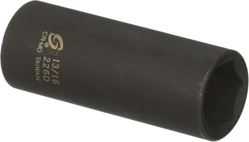 Sunex Tools 226d 1/2 in. Drive 13/16 in. Deep Impact Socket