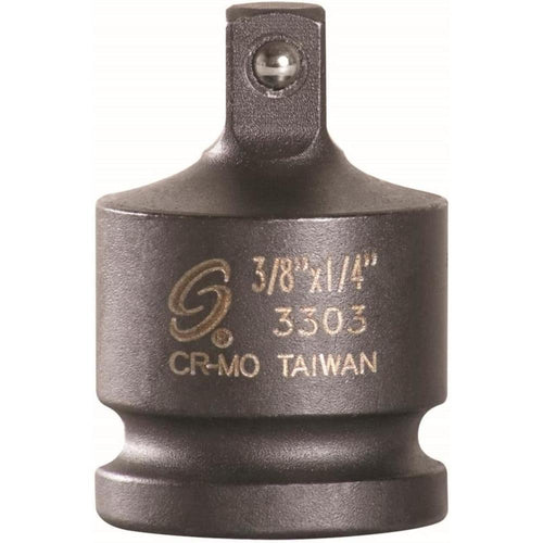 Sunex Tools 3303 3/8" Female x 1/4" Male Super Socket Adapter with Friction Ball