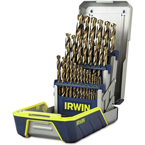 Jeu de forets IRWIN, acier au cobalt M35, 29 pièces (3018002)