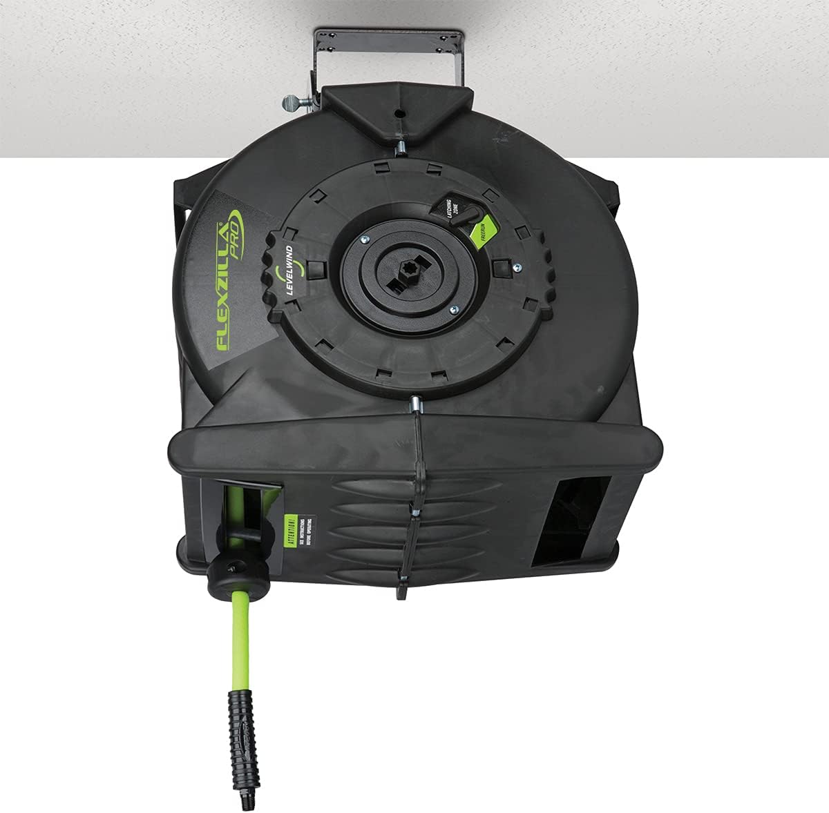 Legacy Manufacturing L8306FZ Flexzilla Enrouleur de tuyau d'air rétractable avec technologie Levelwind, 3/8" X 75'