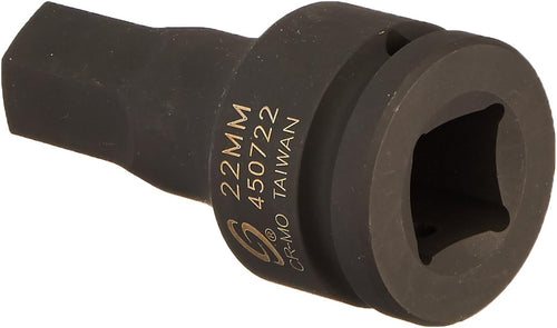 Sunex 450722 3/4-Inch Drive 22-mm Hex Driver Impact Socket