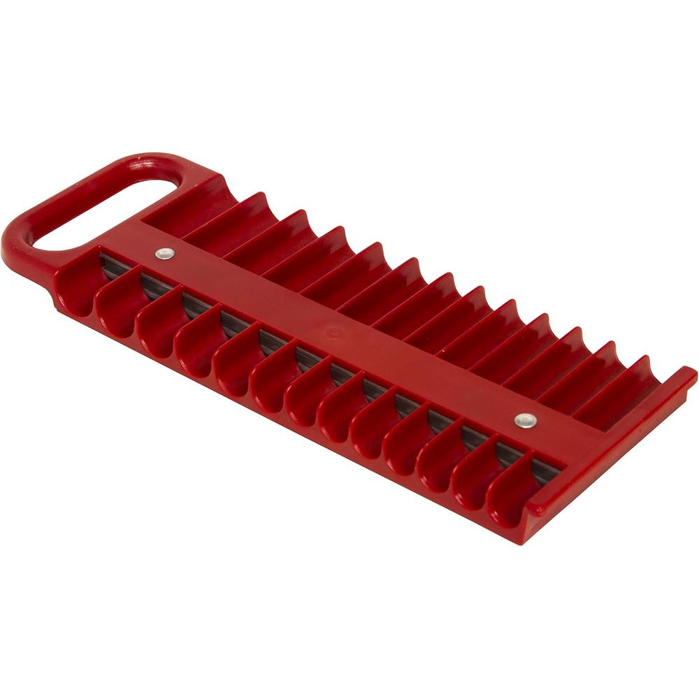 Lisle 40120 1/4 DRIVE MAGNETIC SOCKET HOLDER/RED