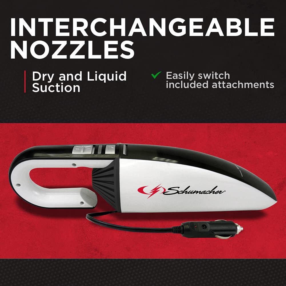 Schumacher Electric SA874 12V Wet/Dry Car Vacuum