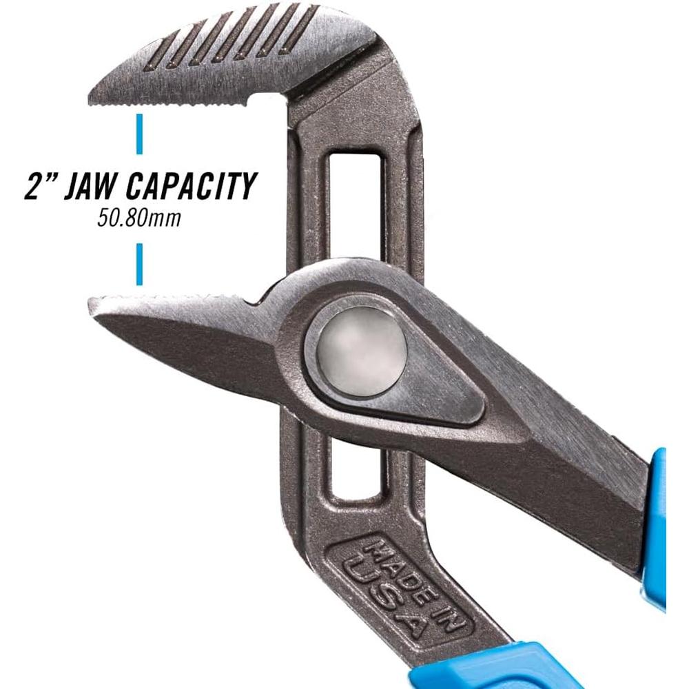 Channellock 430X 10" SPEEDGRIP STRAIGHT JAW TONGUE & GROOVE PLIERS , 2" JAW CAPACITY