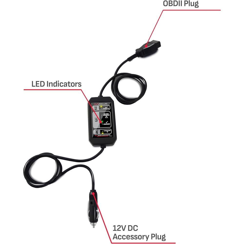 Schumacher Electric OBD-L ON-BOARD DIAGNOSTICS OBDII MEMORY SAVER DETECTOR