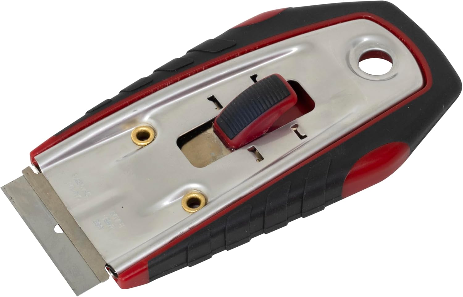 Lisle 52480 4-1/4" Long Retractable Razor Blade Scraper, Incl. 1.5" Steel Razor Blade