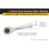 Titan Tools 11201 3/8 Inch Drive 4 Inch Gearless Micro Ratchet