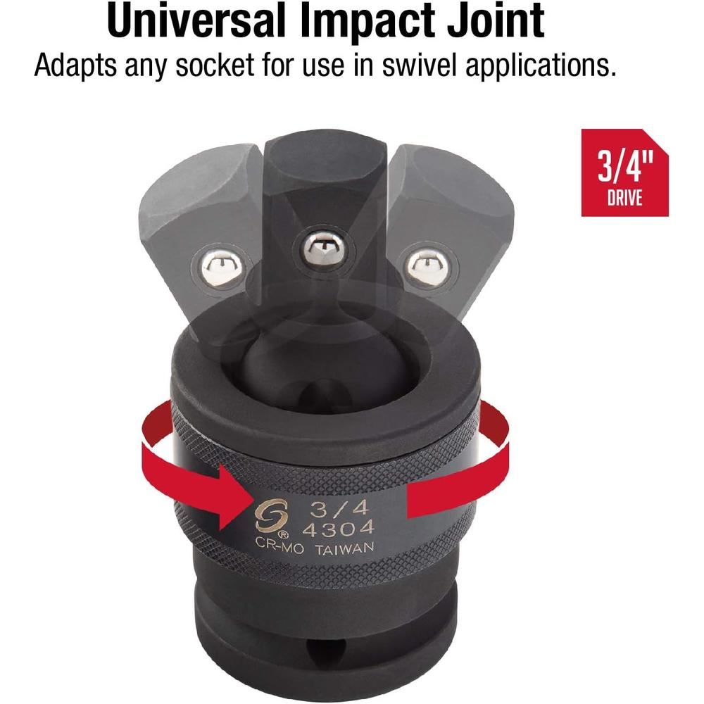 Sunex Tools 4304 3/4" Drive Impact Universal Joint