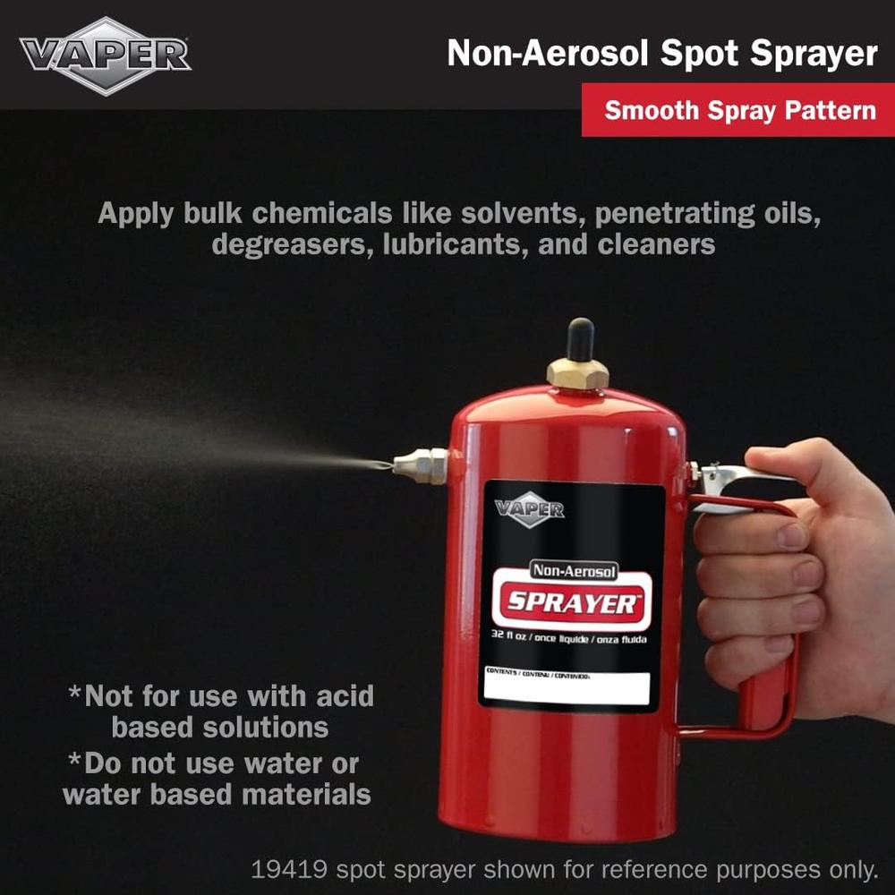 Titan Tools 19423 NON-AEROSOL REFILLABLE SPRAYER (ORANGE), 32 OZ, 80-150 PSI